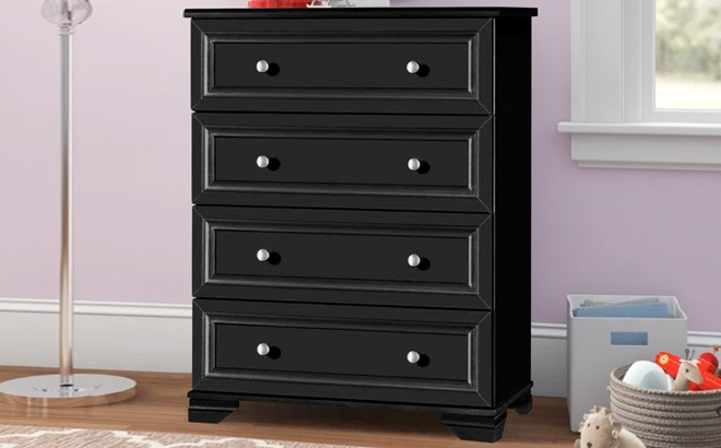 Black Essex 31 5 Wide 4 Drawer Dresser