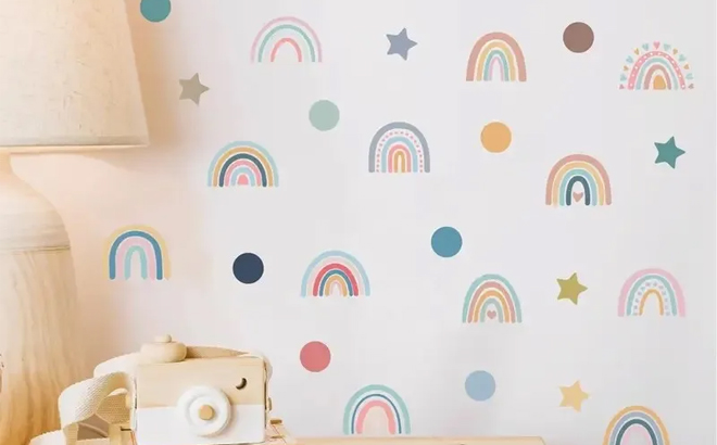 Bohemian Rainbow Wall Stickers