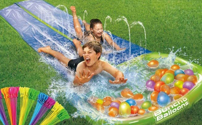 Bunch O Balloons Water Slide Wipeout