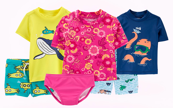 Carters Baby Swimsuits Sets