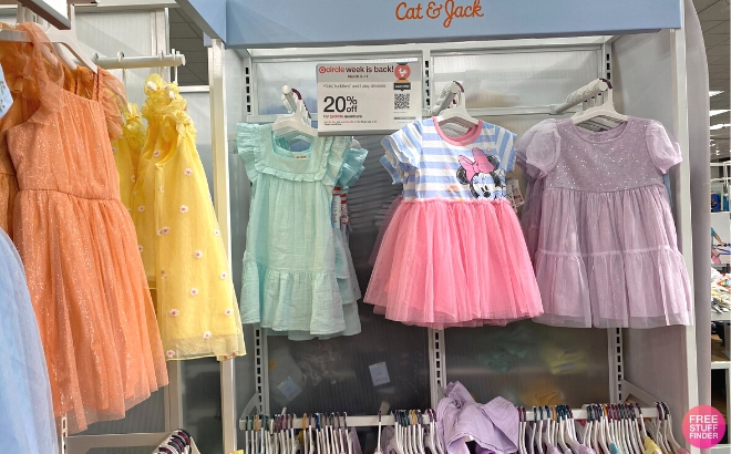 Cat Jack Toddler Girls Dresses on Hangers at Target