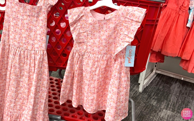Cat Jack Toddler Girls Floral Dress on Hanger at Target