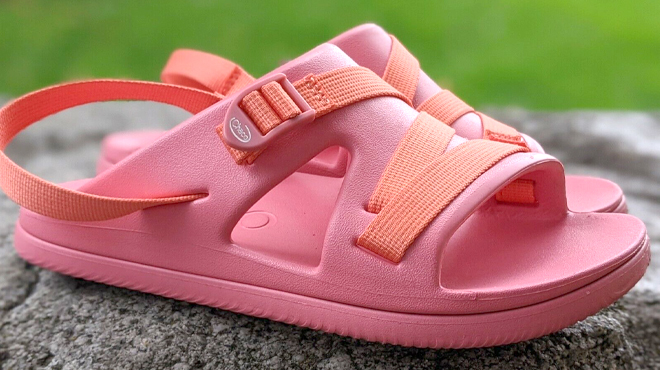 Chaco Chillos Kids Sport Sandals in Rose Pink Color