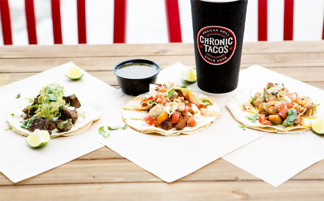 Chronic Tacos Tacos on a Table
