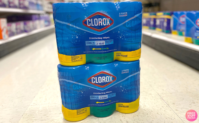 Clorox Disinfecting Wipes 225 Count in a Store Aisle