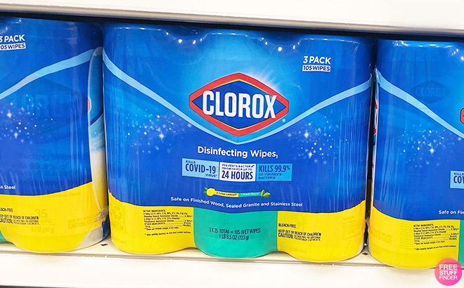 Clorox Disinfecting Wipes 3-Pack (105 ct)