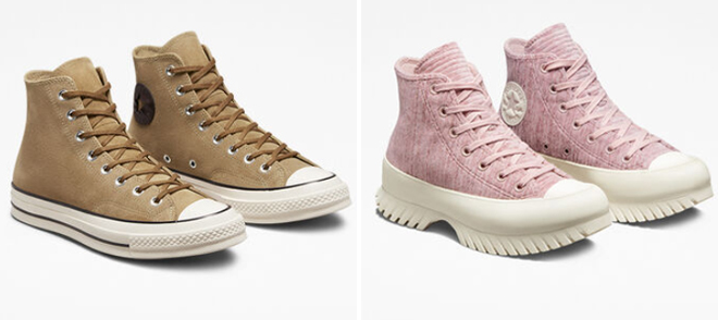 Converse Chuck 70 Suede and Chuck Taylor All Star Lugged 2 0 Velour