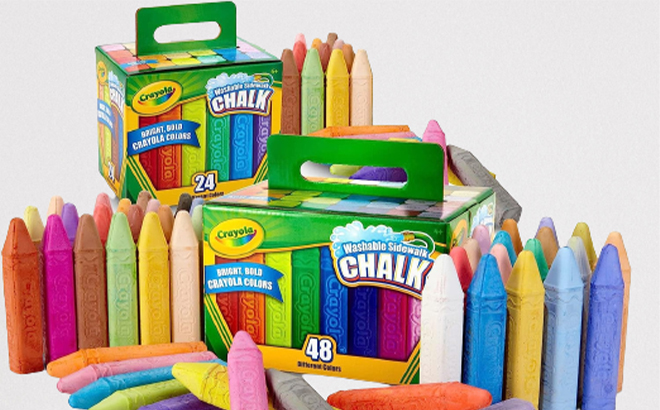 Crayola Washable Sidewalk Chalk Set