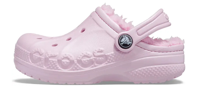 Crocs Baya Lined Clogs in Ballerina Pink Color