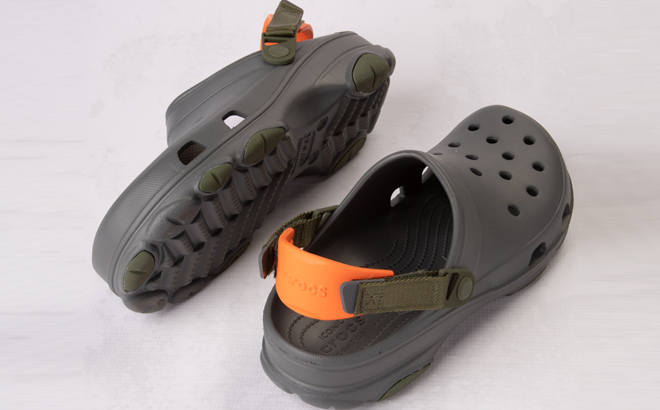 Crocs Classic All Terrain Clogs In Slate Gray Color