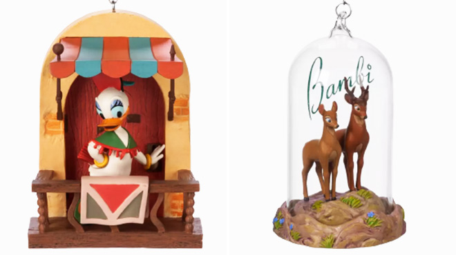 Daisy Duck and Bambi Legacy Sketchbook Ornaments