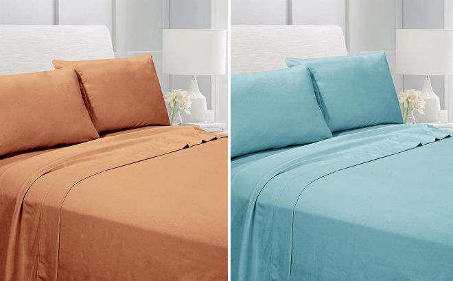 Deep Pocket King 4 Piece Sheet Set