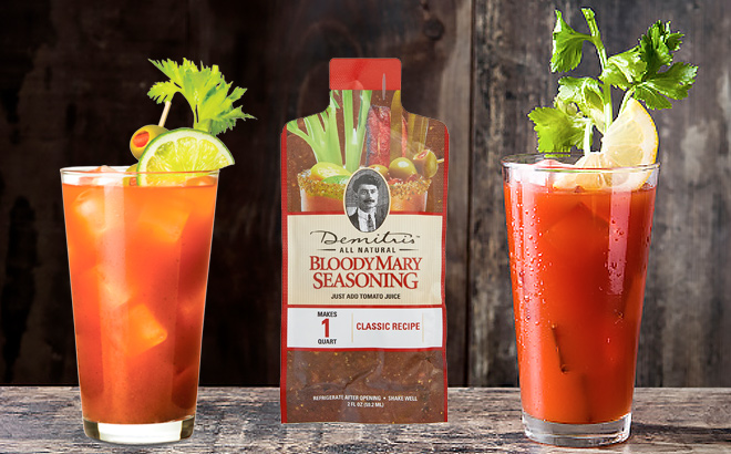 Demitris Free BLOODY MARY SAMPLER Cocktails