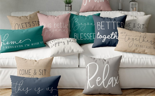 Different Colors and Customization of Farmhouse Pillow Covers