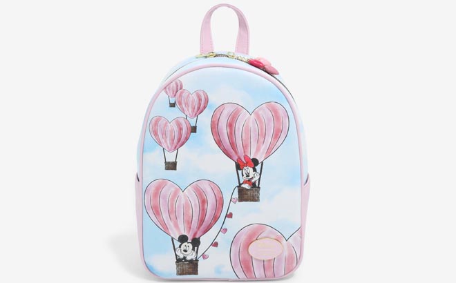 Disney Mickey and Minnie Mouse Backpack Disney Mickey and Minnie Mouse Backpack