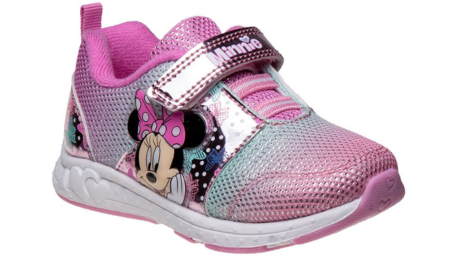 Disney Minnie Mouse Pink Single Strap Sneaker