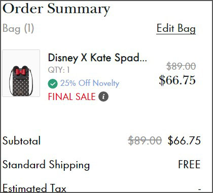 Disney X Kate Spade Minnie Mouse Flap Phone Crossbody Checkout 1 Disney X Kate Spade Minnie Mouse Flap Phone Crossbody Checkout 1