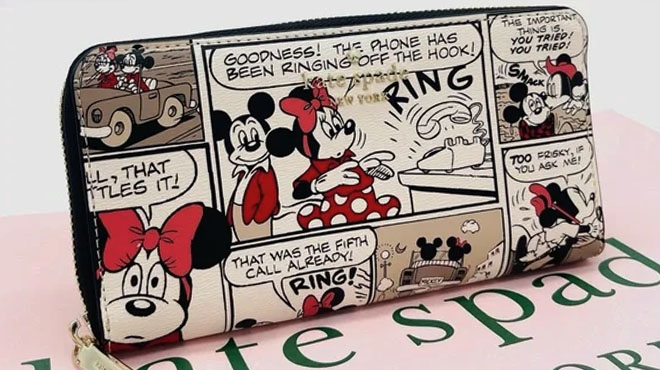 Disney X Kate Spade New York Mickey Mouse Large Continental Wallet