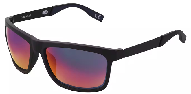 Dockers Mens UV Protection Rectangular Sunglasses 1