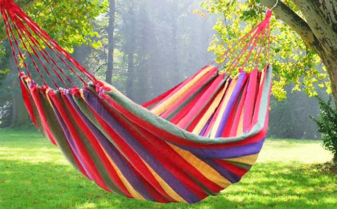 Double Hammock with Portable Carrying Bag