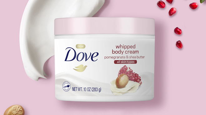 Dove Whipped Body Cream with Pomegranate and Shea Butter