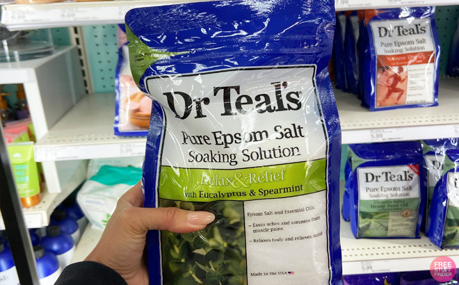 Dr Teals Relax Relief Eucalyptus Spearmint Pure Epsom Bath Salt
