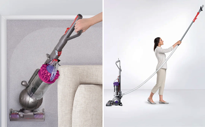 Dyson Slim Ball Animal Upright Vacuum Cleaner with Woman