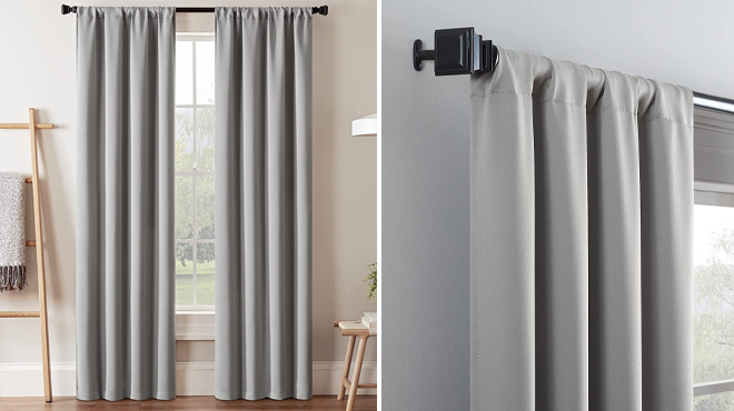 Eclipse Blackout Curtain in Gray Color