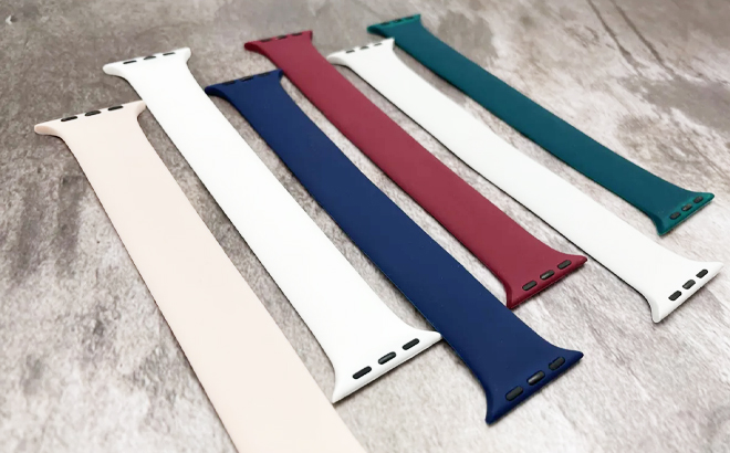 Elastic Silicone Solo Loop Apple Watch Band