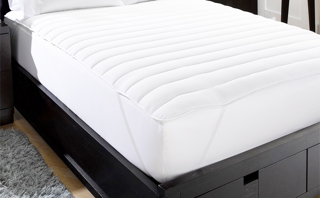 Ella Jayne Big Soft Fiber Hypoallergenic Bed Mattress Pad