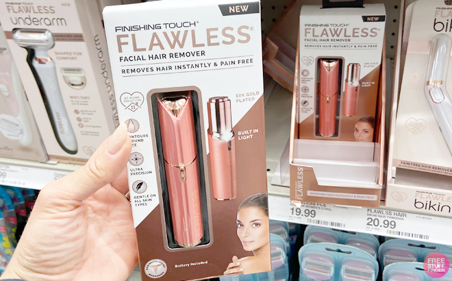 Flawless Womens Finishing Touch Face Razor