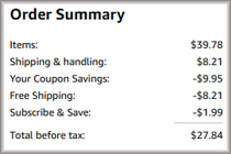 Folgers Checkout Screen
