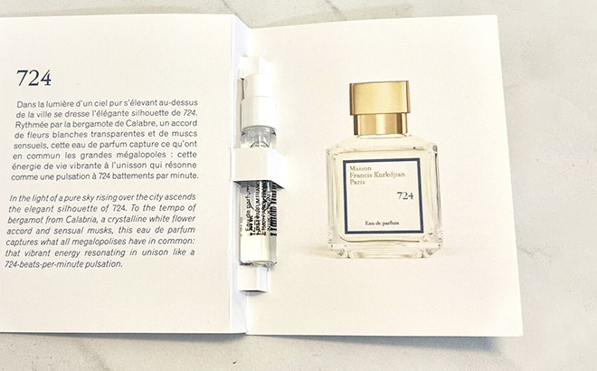 Free Maison Francis Kurkdjian 724 Perfume Sample