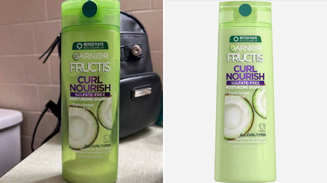 Garnier Fructis Curl Nourish Sulfate Free Moisturizing Shampoo