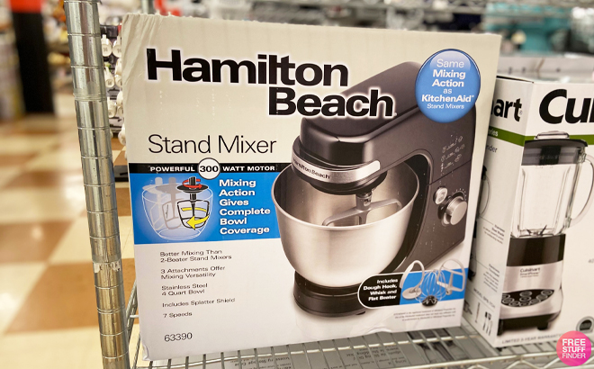 Hamilton Beach Stand Mixer on a Shelf