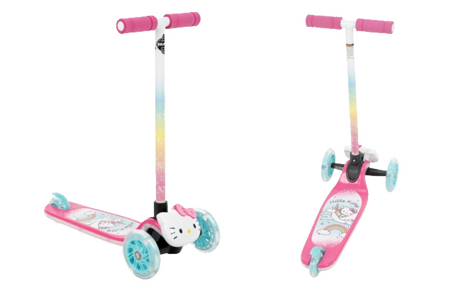 Hello Kitty Tilt ‘N Turn 3 Wheel Kick Scotter Girls By Huffy