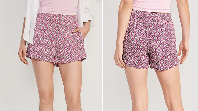 High Waisted Playa Soft Spun Shorts for Women
