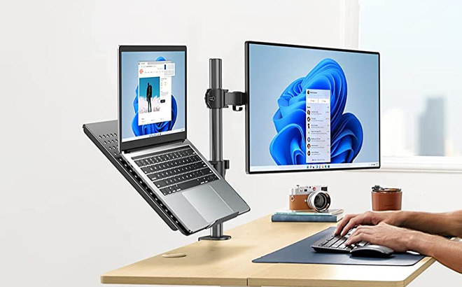 Huanuo Laptop Monitor Mount with Tray
