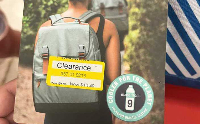 Insulated Cooler Pack Clearance Tag