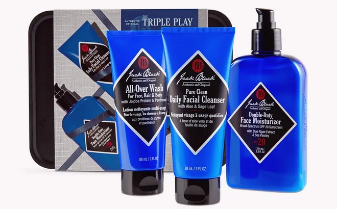 Jack Black The Triple Play Face Body Hair Set
