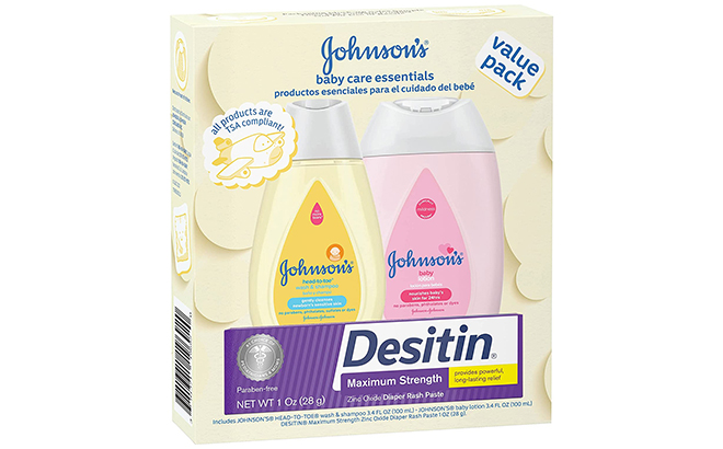 Johnsons Baby Care Essentials Gift Set Johnsons Baby Care Essentials Gift Set