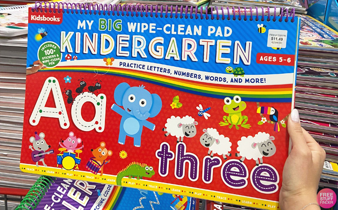 Kidsbooks My Big Wipe Clean Pad Kindergarten
