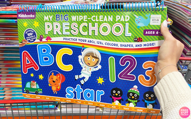 Kidsbooks My Big Wipe Clean Pad Preschool
