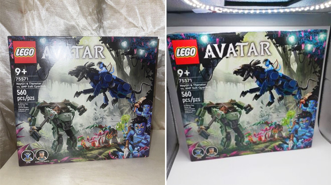 LEGO Avatar Neytiri Thanator vs AMP Suit Quaritch in a Box