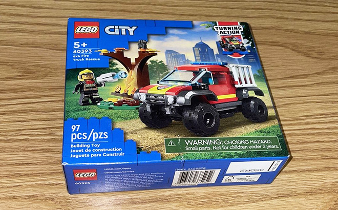 LEGO City 4x4 Fire Truck Rescue Set