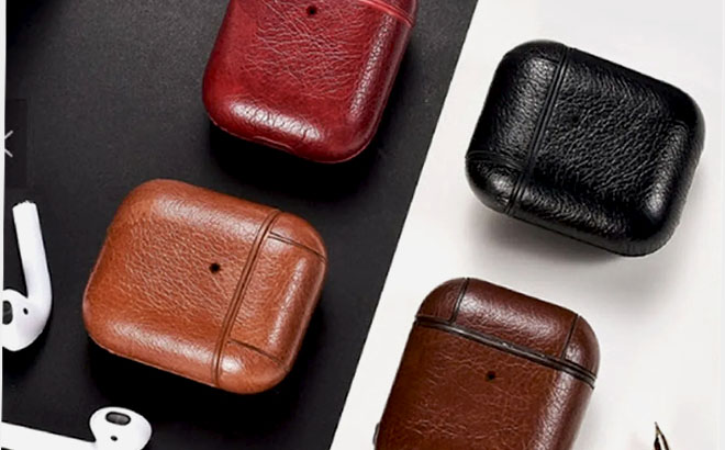 Leather Protective AirPods Cases