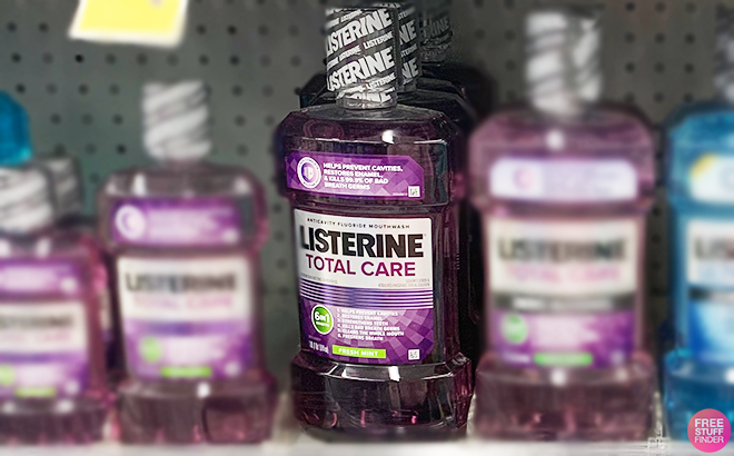 Listerine Total Care Mouthwash on a Shelf 2 Listerine Total Care Mouthwash on a Shelf