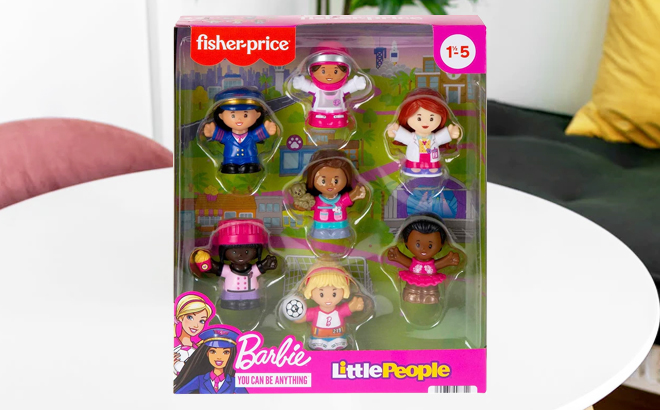 Little People Barbie You Can Be Anything 7 Piece Career Set