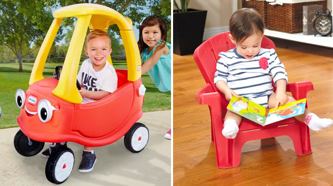 Little Tikes Cozy Coupe and Outdoor Chair