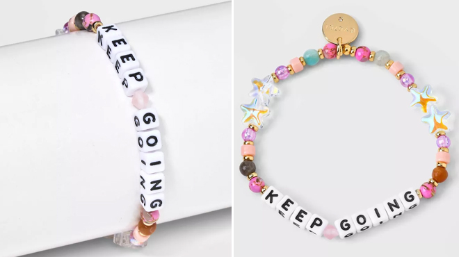Little Words Project Keep Going Beaded Bracelets